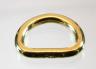 Brass plated D ring