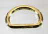 D ring brass plated