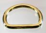 D ring brass plated 1 1/2 inch