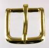 Buckle dress belt brass plate with solid brass tongue