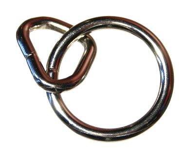 Loop and D ring for leather craft
