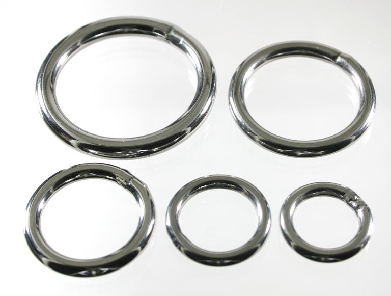 Stainless steel O-rings for leather craft