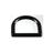 3/4 inch black cast D ring thumbnail