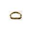 1 inch heavy welded brass plated D ring