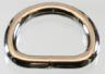 Nickel plated D ring